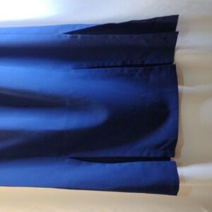 Elegant Custom Made Blue Women's Long Skirt